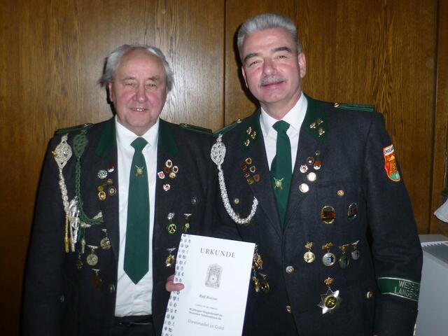 40 Jahre dabei. Manfred Mamier, Rolf Boison