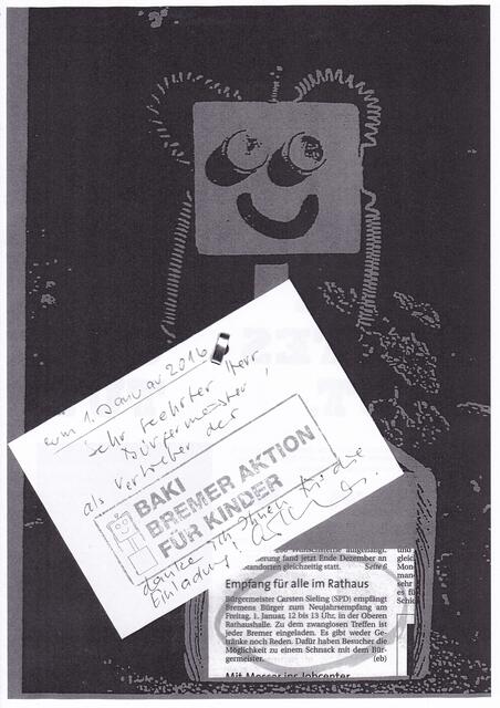 Seite 1 der BAKI-Tischvorlage für die "Bremer Gespräche am Schultisch zur AGENDA 2030"