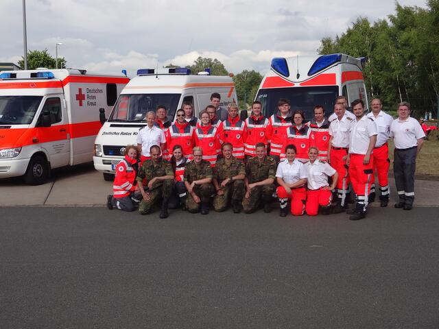 Sanitätsdienst "Tag der Bundeswehr"; © F. Hentschel/DRK Laatzen