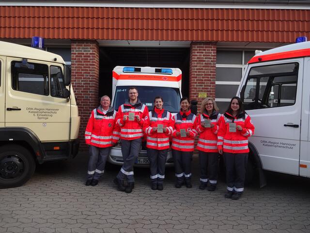 neue Kraftfahrer für die DRK Bereitschaft & Reiterstaffel; © F. Hentschel/DRK Laatzen
