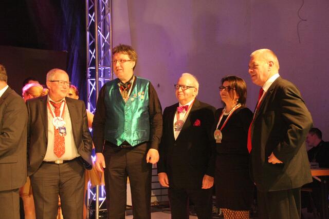 Die Lechana Hofräte Herbert Lenz, Jürgen Zill, Sebastian Wagner, Gabriele Hillebrand und Peter Schönfelder | Foto: Harald Grüter