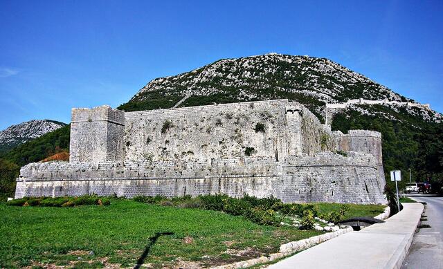 Die Mauer in Veliki Ston