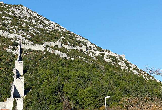 Die Mauer in Veliki Ston