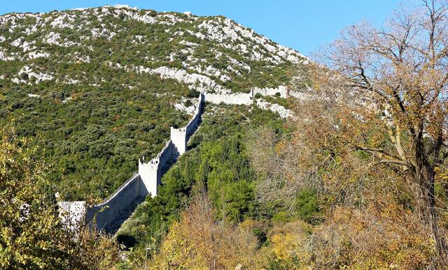 Die Mauer in Veliki Ston