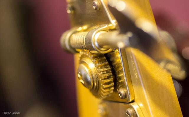 Wirbel einer Bassgitarre