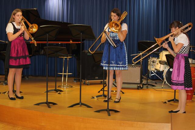 Das Posaunentrio qualifizierte sich mit 93 Punkten für den Landeswettbewerb.