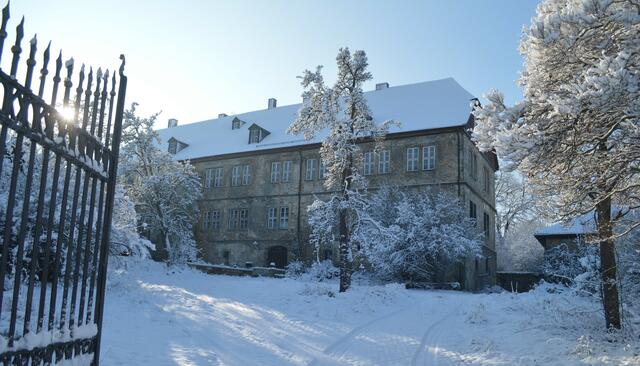 Das Amtshaus von 1593. Von hier wurde das Go Coldingen verwaltet.