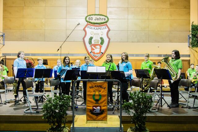 Das Vororchester der SGL-Kapelle beim Jubiläumskonzert | Foto: Rainer Guttroff