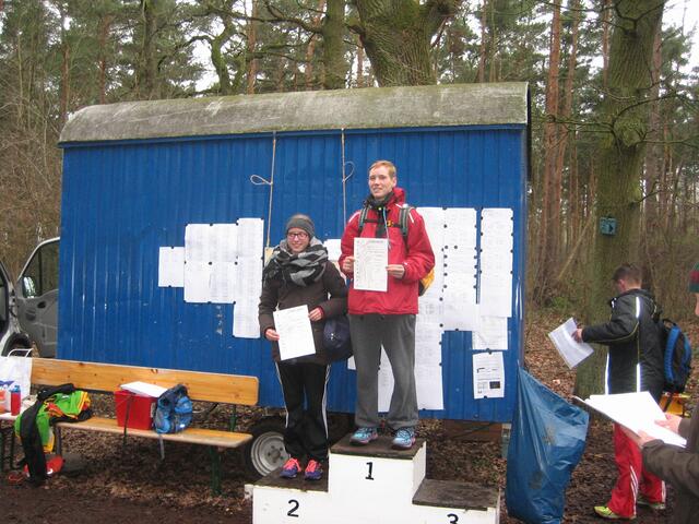 Siegerehrung 8000 m Crosslauf Garbsen
