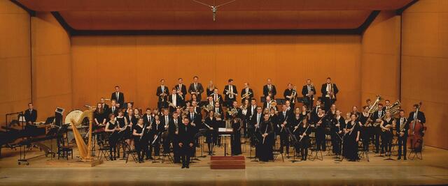 Westfalen Winds in der Omiya Citizen Hall, Saitama, Japan, 2015 - Foto (c) Akira Inoue, Westfalen Winds e.V.