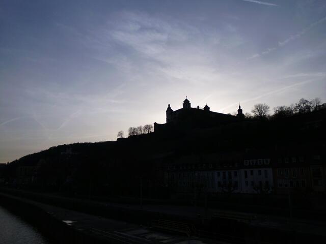 Blick auf die Festung Marienberg