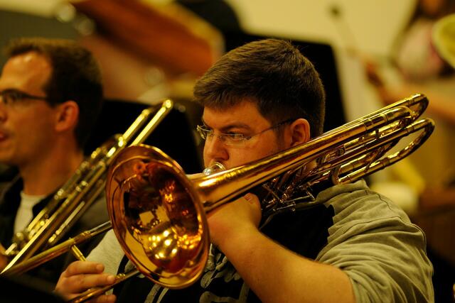 Martin Fuchs, Bassposaune - 1. Vorsitzender von Westfalen Winds e.V. - Foto (c) Hannes Neumann, Westfalen Winds e.V.