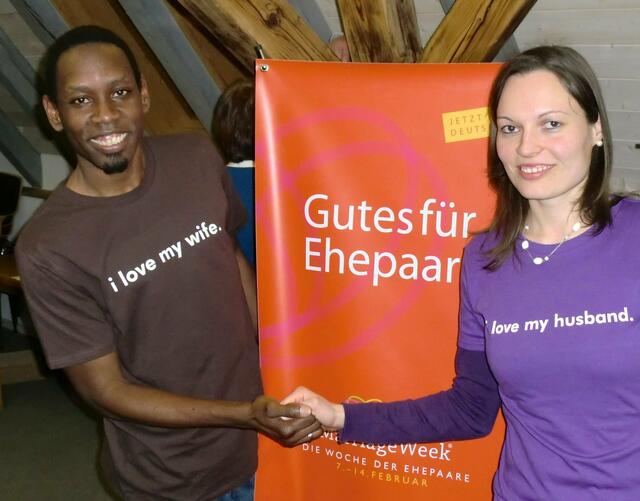 Eines von vielen Ehepaaren, die das Projekt "MarriageWeek" durch ihr aktives Engagement unterstützen. - (Foto: Landsberger MarriageWeek-Forum)