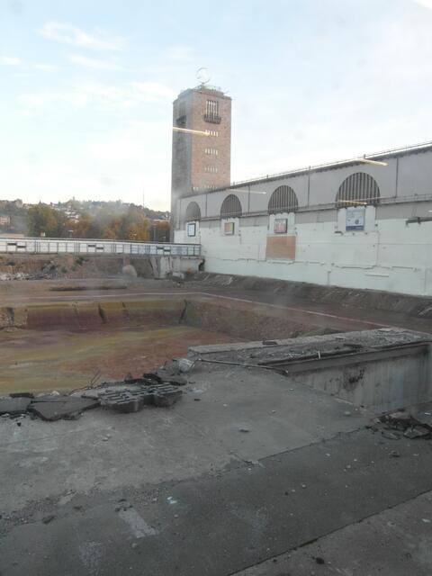 Großbaustelle auf die Schnelle aufgenommen