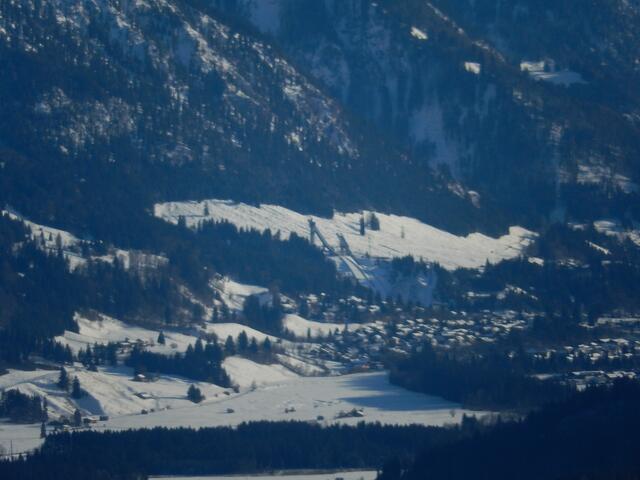 Die Schattenbergschanze in Oberstdorf