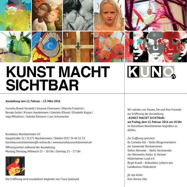 KUNST MACHT SICHTBAR - Impressionen von der Eröffnung des "KuNo" Kunsthaus Nordstemmen | Foto: Kunsthaus Nordstemmen