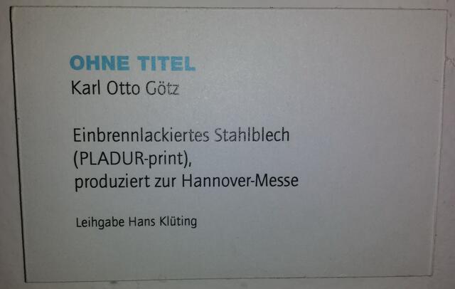 Kunstförderung wurde auch bei Hoesch groß geschrieben.