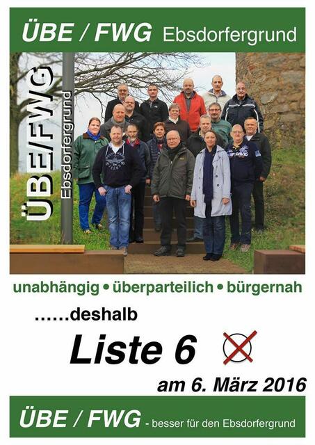 Kandidatinnen und Kandidaten ÜBE / FWG Ebsdorfergrund, die die nicht alles abnicken!
