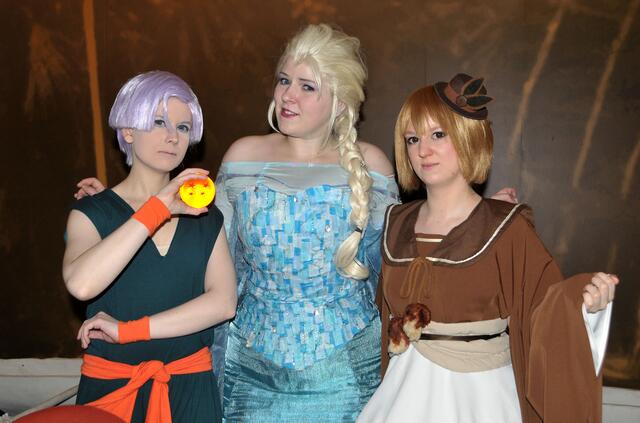 Cosplayer beim japanische Mädchenfest.