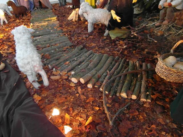 Der Weg in der Krippe