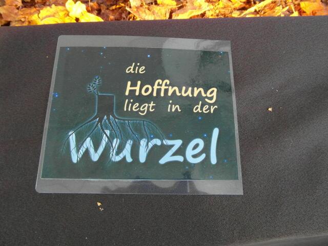 Ein Spruch der mir tief nach Innen ging !