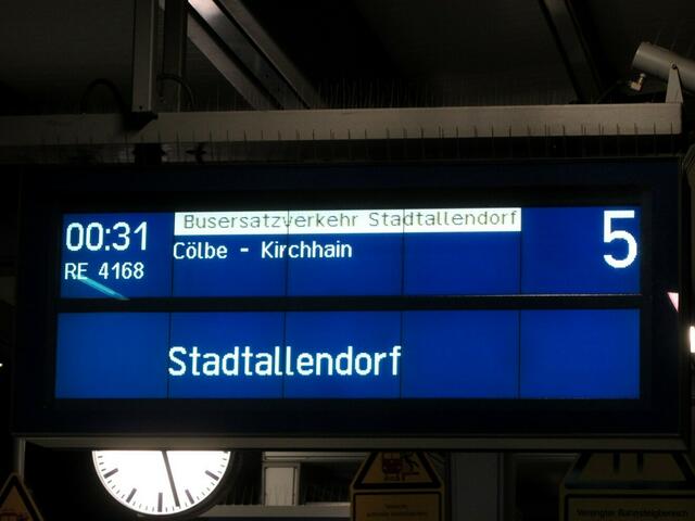 Anzeige am 22.11.2015 in Marburg (Einzelzug)