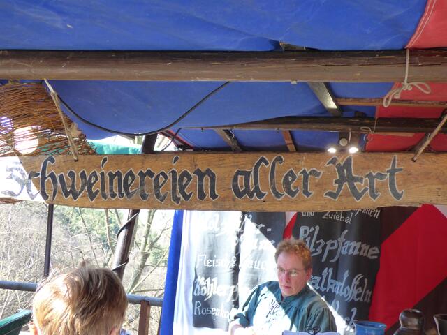......für das leibliche Wohl gesorgt.