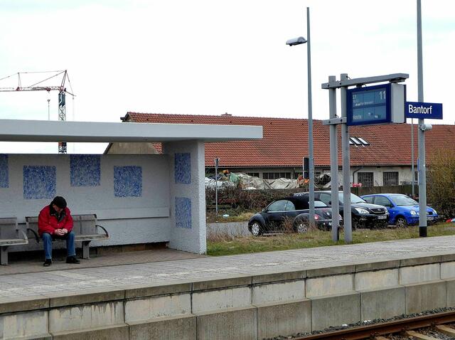 ..... am Bahnhof angekommen