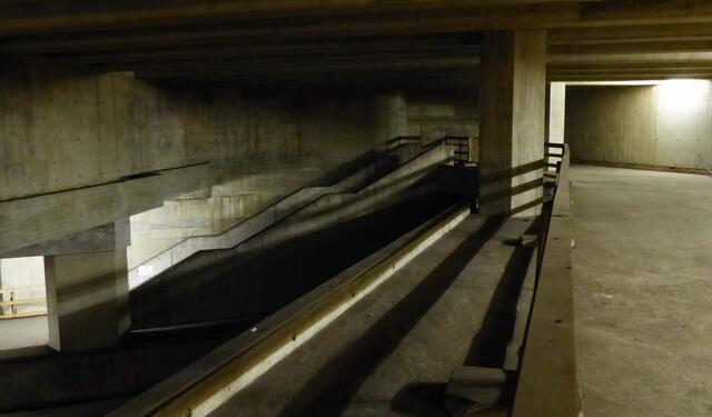 Einst wurde diese U-Bahn-Station für die Linie D gebaut.