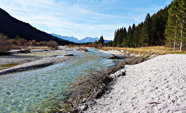 Die Isar bei Vorderriss