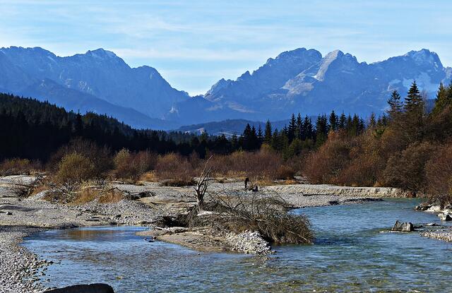 Die Isar bei Vorderriss