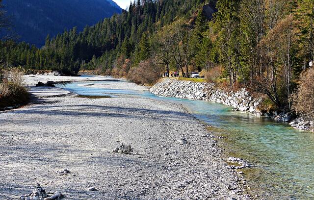 Die Isar bei Vorderriss
