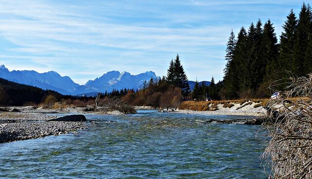 Die Isar bei Vorderriss