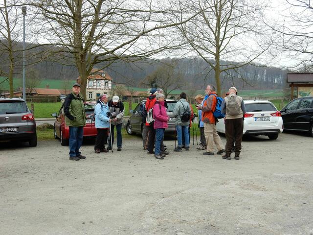 "Sammeln" vor dem Start in Derneburg