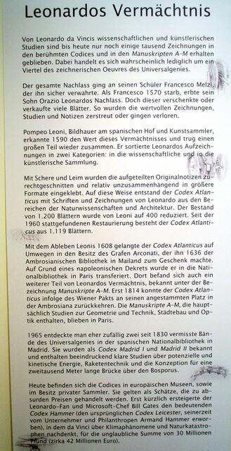 Sein Vermächtnis - Leonardo da Vincis Maschinen in Naumburg !