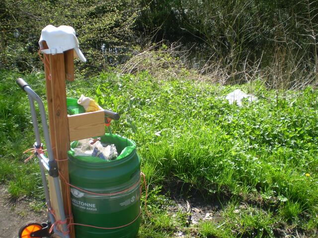 BREMEN RÄUMT AUF am 16. April 2016: Blick auf den Georg-Junk-See