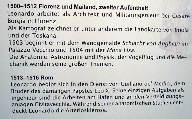 Lebenslauf - Leonardo da Vincis Maschinen in Naumburg !