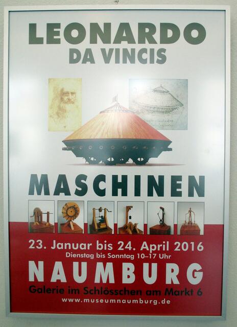 Leonardo da Vincis Maschinen in Naumburg !