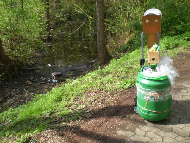 BREMEN RÄUMT AUF am 16. April 2016: Blick auf den Georg-Junk-See