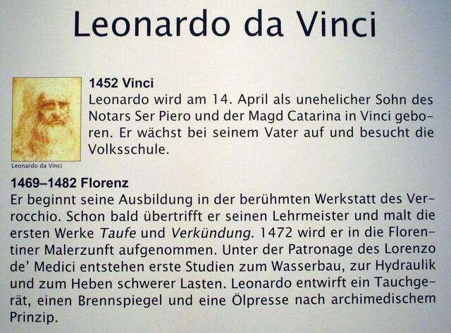 Lebenslauf - Leonardo da Vincis Maschinen in Naumburg !
