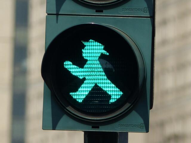 Ampelmännchen aus Ost und West sind geblieben