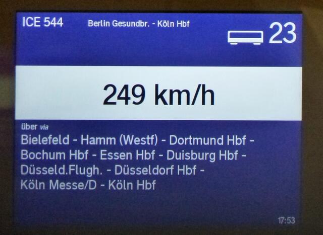 Spitzengeschwindigkeit
