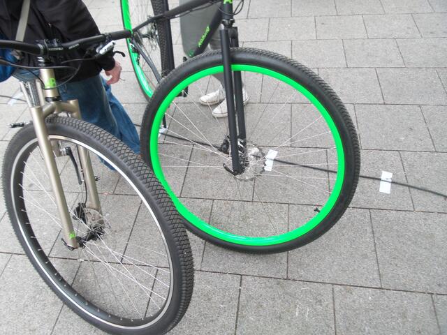 Maximal: 36-Zoll-Reifen