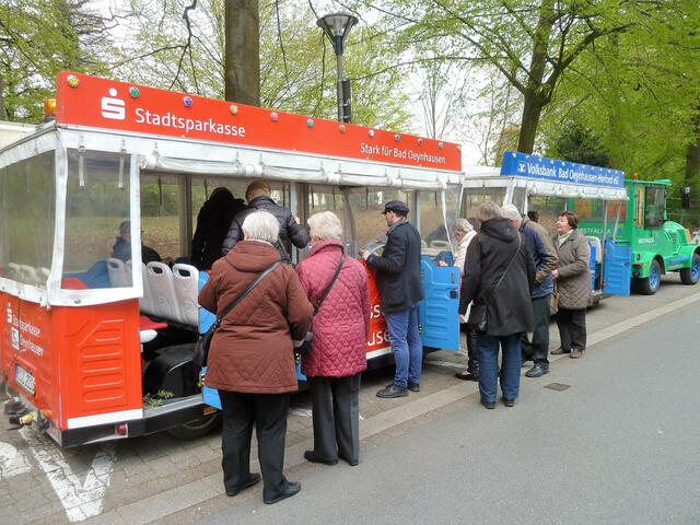 In Oeynhausen erwartete uns diese Tram.