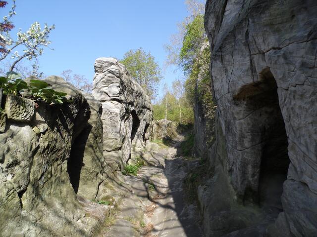 Einige Kellergewölbe sind von der Burg noch erhalten.