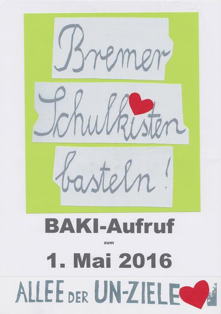 BAKI-Aufruf zum 1. Mai 2016