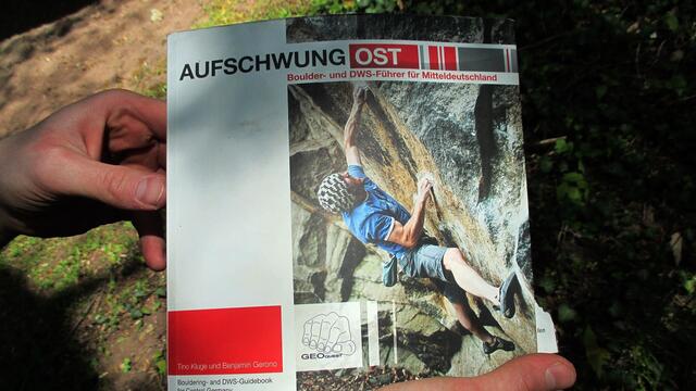 Die Altenburg in Nebra - ein Aufschwung Ost für Boulder (Freikletterer) - und den DWS Führer für Mitteldeutschland ! (5.5.2016)