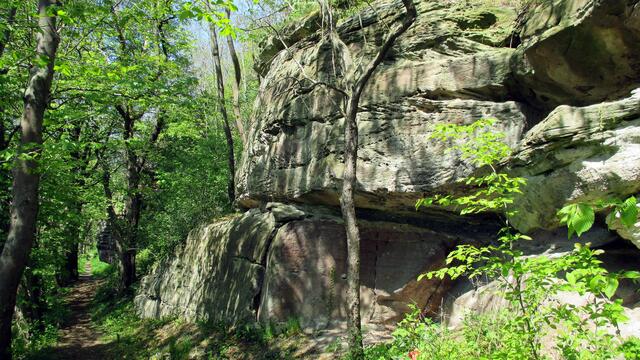 Die Altenburg in Nebra - ein Aufschwung Ost für Boulder (Freikletterer) - und den DWS Führer für Mitteldeutschland ! (5.5.2016)