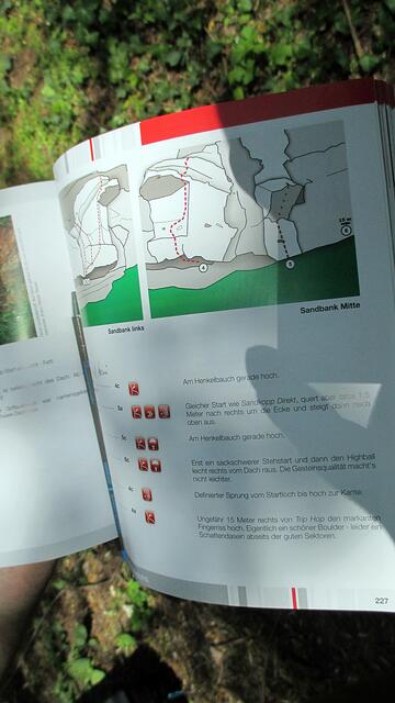 Die Altenburg in Nebra - ein Aufschwung Ost für Boulder (Freikletterer) - und den DWS Führer für Mitteldeutschland ! (5.5.2016)