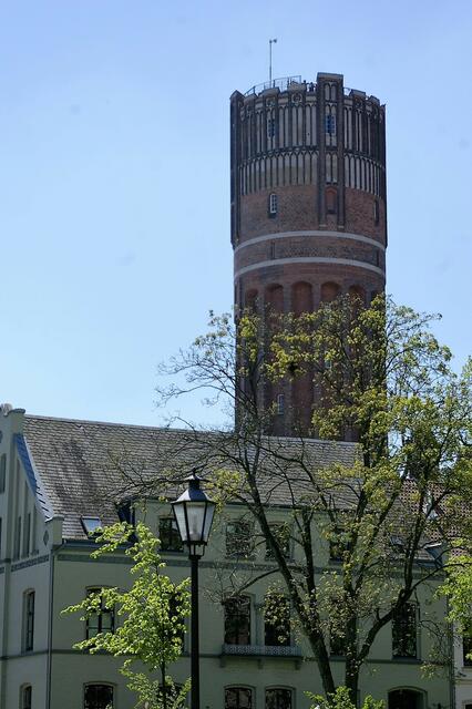 Blick auf den Wasserturm